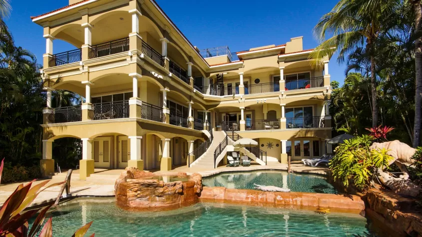 The Winslet Estate - a three story vacation villa with a large pool area - SWFL Vacation Rentals