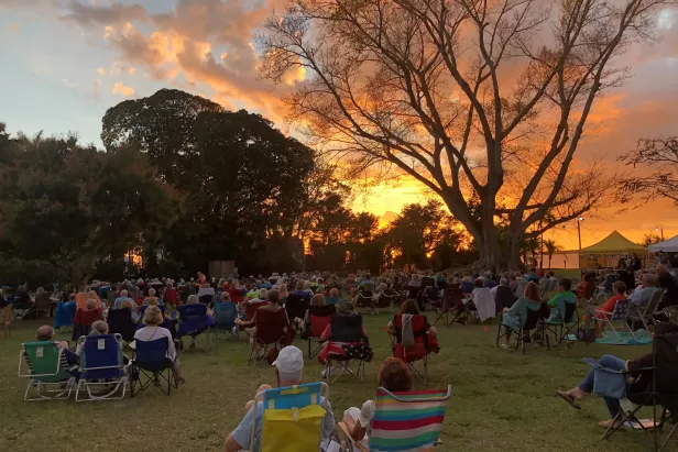 Listen to the soulful sounds of Motown along the Caloosahatchee River with the Collaboration Band 
