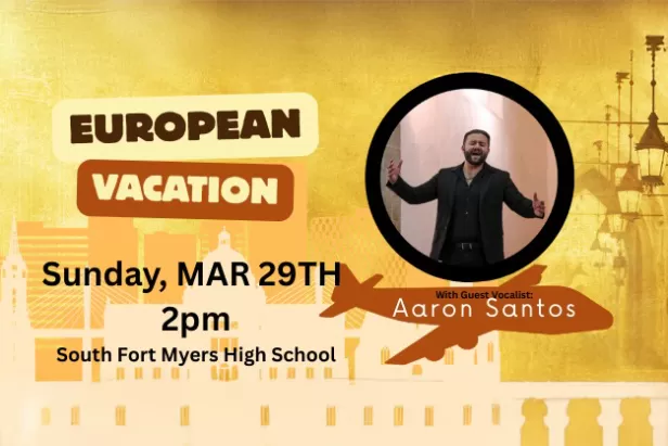 Aaron Santos performs with the Southwest Florida Concert Band
